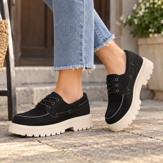 Maria | Elevated Platform Lace-Up Shoes