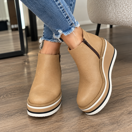 Virelle | Elegant High Wedge Pumps