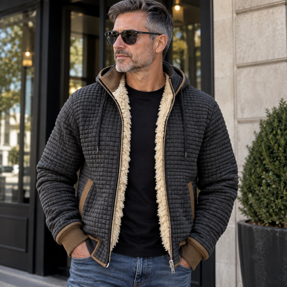 Travis | Sherpa-Lined Hooded Jacket