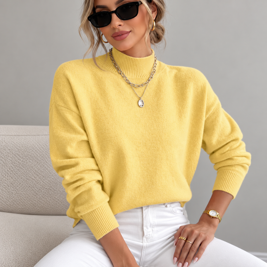 Vanessa | Soft Mock Neck Sweater