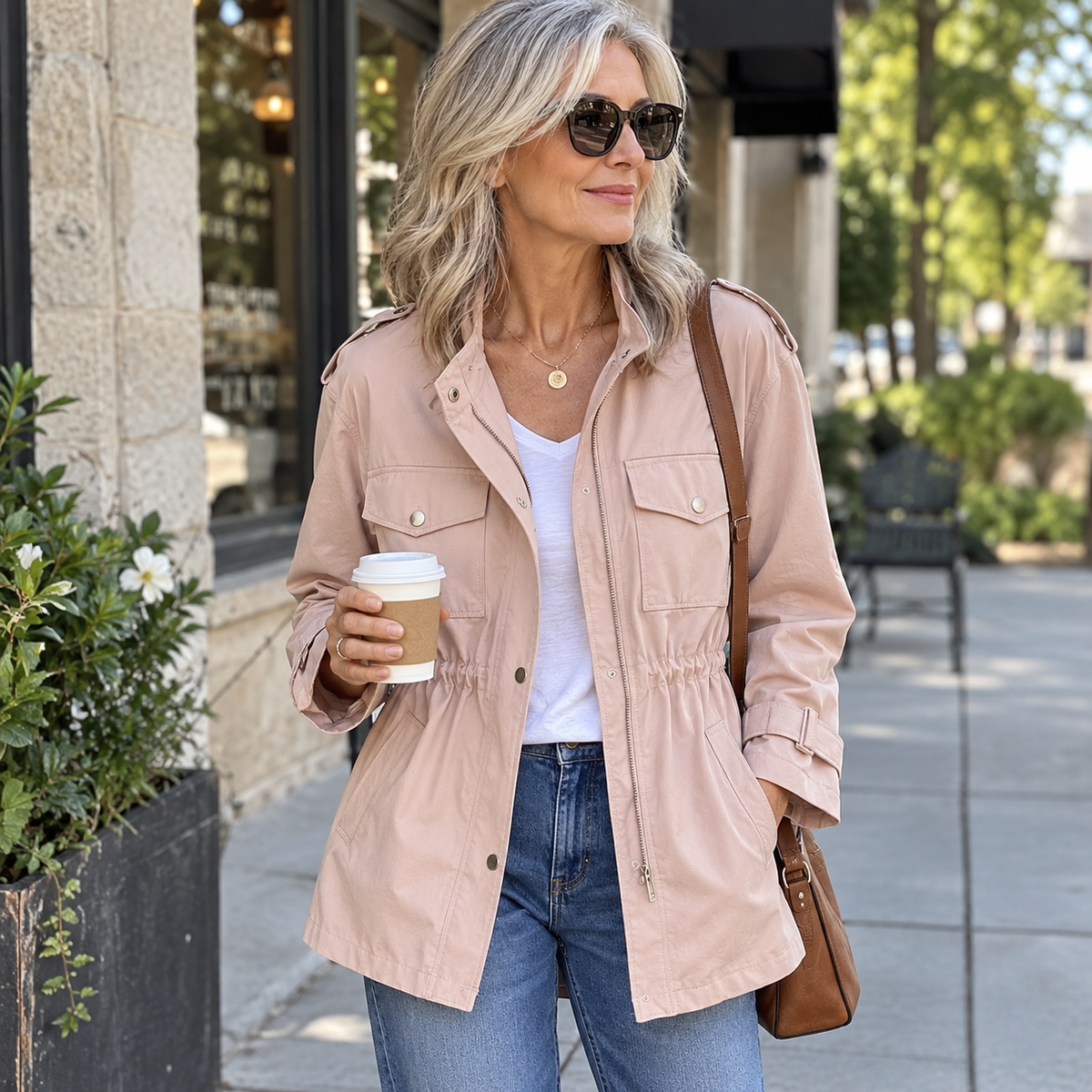 Amanda | Utility Drawstring Jacket