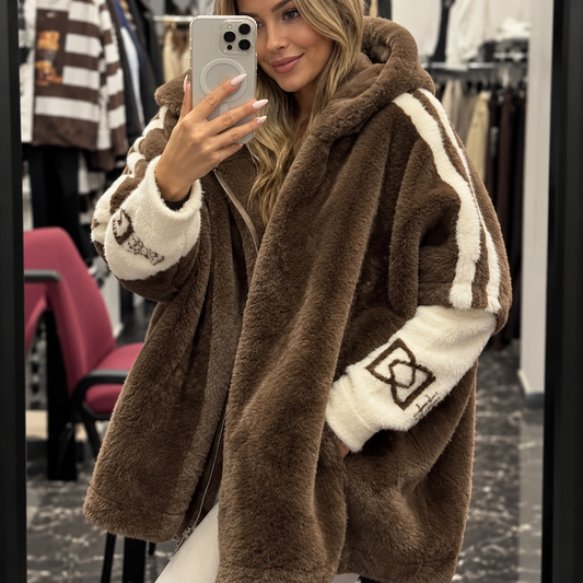 Lindsey | Hooded Faux Fur Jacket