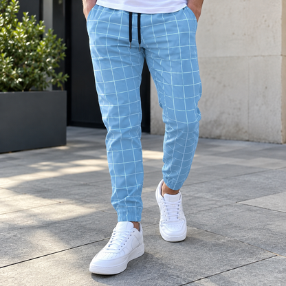 Ashton | Checkered Jogger Pants