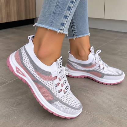 Nina | Gradient Lace-Up Sneakers