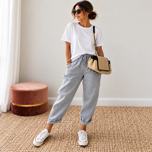 Vivian | Relaxed Drawstring Pants