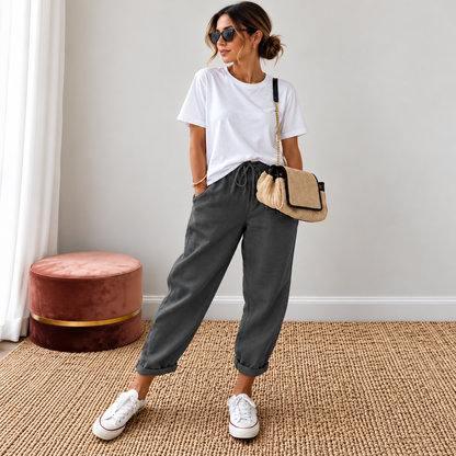 Vivian | Relaxed Drawstring Pants